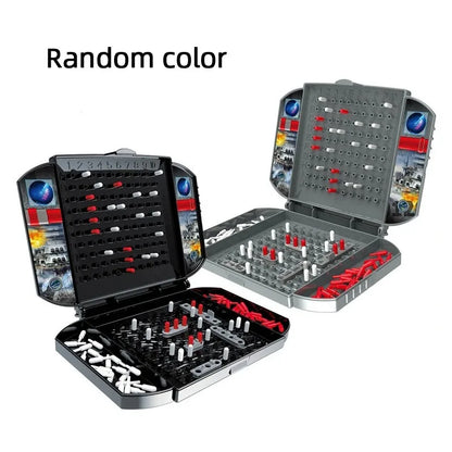 Children's Fun Battleship and Sea Ship Game Chess Simulation Land Military Strategy Naval Battle Chess Two Player Battle Toy