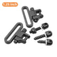 Tactical 1.25" QD Sling Swivel Mount Adapter Quick Detach 300lb Sling Swivel Clips Attachment Toy Gun Accessories