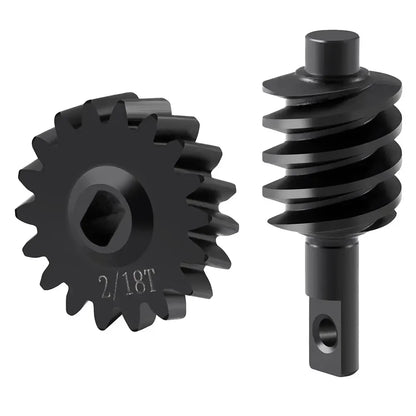 AXSPEED Steel Gear Overdrive Worm Differential Axle Parts 12T 13T 14T 16T 18T for 1/24 Axial SCX24 RC Crawler Car Upgrade
