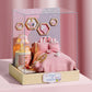 Wooden Miniature Doll House DIY Handmade Assembly Model Building Kit With Dust Cover 3D Puzzle Toys Birthday Gifts Dollhouse