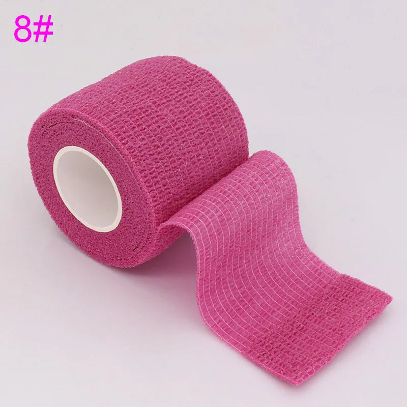 COYOCO Colorful Self Adhesive Elastic Bandage 4.8m Sports Wrap Tape For Knee Support Pads Finger Ankle Palm Pet Tattoo Wrist
