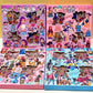 100pcs/set Idol Theme Cartoon Anime Stickers Rumi Mira Zoey Waterproof DIY Decorative Gifts for Guitar Notebook Luggage