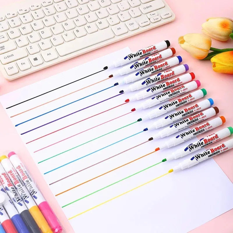 Magic Water Floating Pen Set - Floating Ink Drawing Kit with Spoon, Kids Water Painting & Graffiti Art Toy