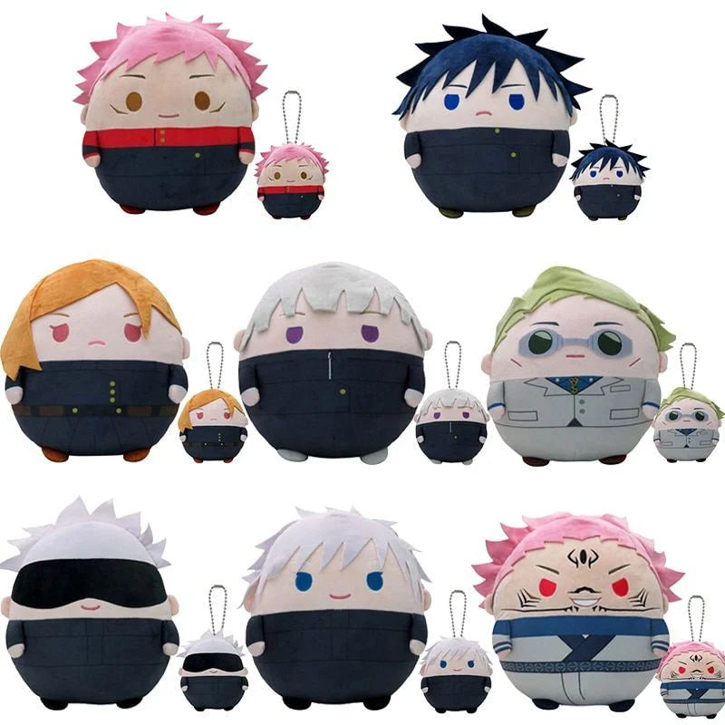 10/22/30cm Anime Jujutsu Kaisen Push Doll Mahito Satoru Gojo Itadori Yuji Fushiguro Megumi Geto Suguru Nanami Kento Stuffed Toys