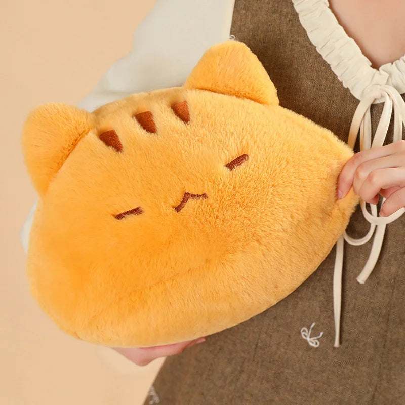 45cm Stuffed Lovely Cat Plush Toys Cute Kitten Pillow Siamese Cat Orange Cat Plush Cushion Room Decorate Birthday Gift