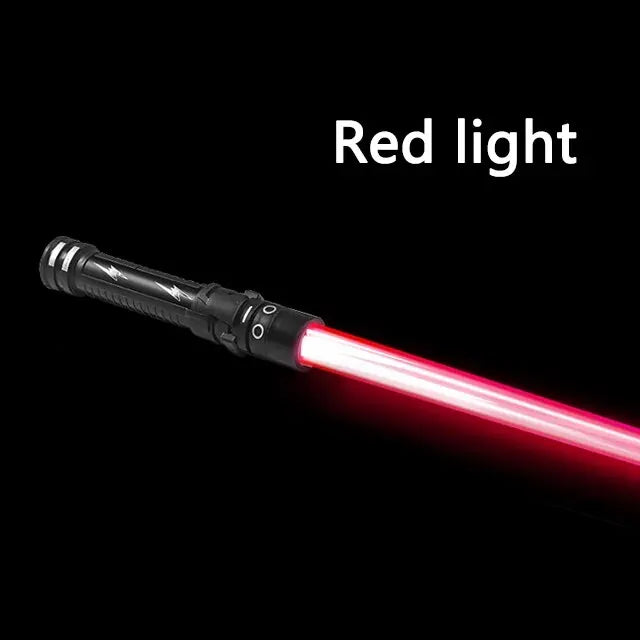 Sword Lightsaber Red and Blue Double Saber Rave Transformation Children's Gift Cosplay Weapon Boy Cool Flashing Toy