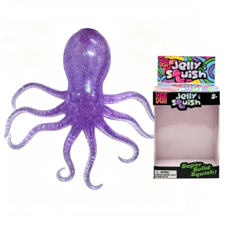 Jellyfish Maltose Squishy Toy Soft Squeeze Cute Jelly Fish Anti Stress Relief Relax Fidget Ball Fun Toy for Friends Gifts
