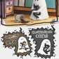 52toys Ghost Behold My Cat Series Blind Box Each Style With A Luminous Effect Car Decorative Ornament Model Mystery Box Fun Gift