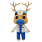 Horror Animal Hospital Plush Toy Blue Dog Soft Stuffed Cartoon Doll Collectible For Adult Fans Home Decoration Christmas Gifts
