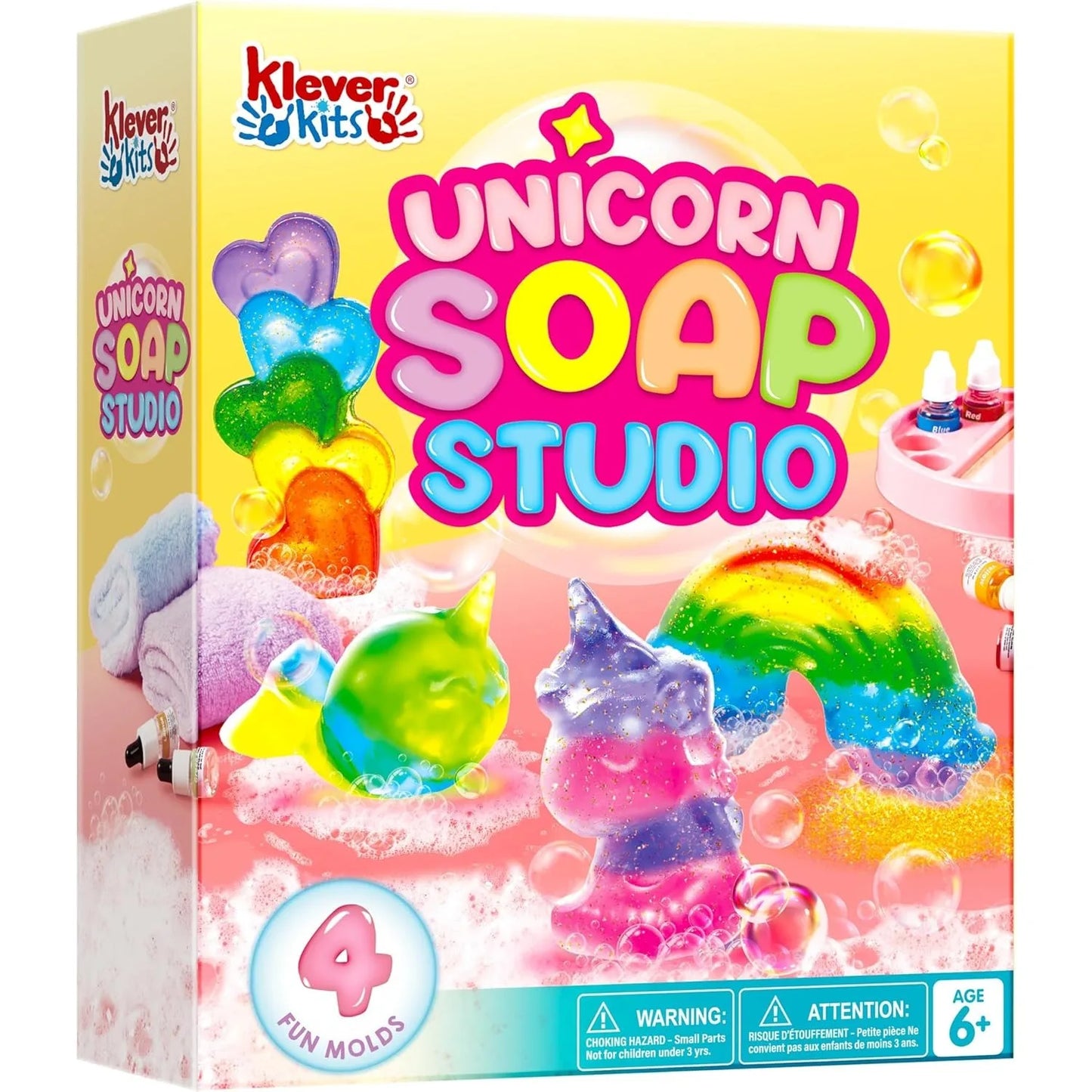 JOYFY Unicorn Soap Making Kit Girl Crafts DIY Project for Kids Birthday Chirstmas Gift STEM Activity Teenage Gifts