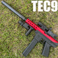 2026 New Product Tec9 Toy Gun with Infrared Flashlight, Red Dot Accessories, Manual and Electric Integrated, Three Colors Available, New Year Gift for Boys, Hot-Selling 7.4V Charging Set