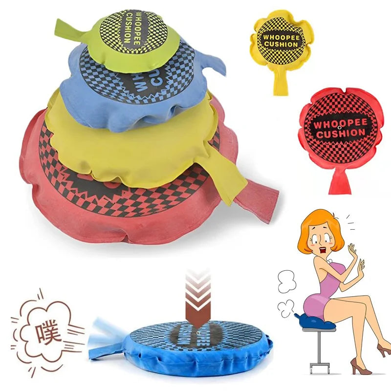 Kids Fun Prank Toys Whoopee Cushion Jokes Gags Pranks Maker Trick Funny Toy Fart Pad Pillow Toys For Children Adult
