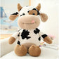 Kids Cartoon Milk Cow Kawaii Plush Doll Cute Simulation Cattle Animals Plush Toys Soft Stuffed Cow Pillow Children Toys Gifts
