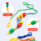 Beaded Diy Handmade Puzzle Wearing Beads Building Blocks EarlyEducation Geometry Shape Bracelet Toy