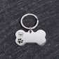 Custom Name Dog Tags Personalized Text Dog ID Tag Bone Shaped Stainless Steel Laser Engraving Anti-lost Customized Pets ID Tag