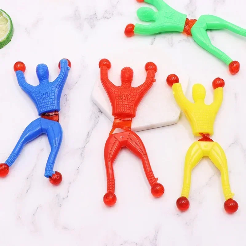 5-50 Pcs/set 9cm Sticky Toy Window Men With Sticky Hand Toys Color Plastic Suitable Feet For Adult
