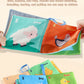 Soft Baby Books Toys Montessori 3D Touch Feel High Contrast Cloth Book Sensory Early Learning Games for Kids Educational Toys