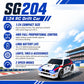 ZNLYRION RC Drifting Race Car 1:24 Scale 4 Wheel Drive 20km/h Adjustable High/Low Speed With Spare Drift Tires LED Headlight Taillight RC Toy For Boys Adult