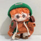 Stuffed 20cm Cotton Doll Dress-up Clothing Handsome Sports Hoodies Sets Black Purple Red Hooded Sweatershirts Gift Toys for Kids