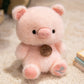 Cute Sitting Animal Plush Toys – Red Panda, Fox, Sloth & More