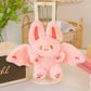 15cm Kawaii Bat Rabbit Plush Toys Cute Bat Rabbit Plush Pendant Keychain Backpack Decor Plushies Stuffed Animals Doll Kids Gift