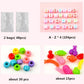 Creative Colorful Loom Bands Set Rainbow Bracelet Making Kit DIY Rubber Band Woven Bracelets Craft Toys For Girls Birthday Gifts