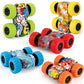 Creative Pull Back Car Double-Side Vehicle Inertia Safety and Fall Resistance Shatter-Proof Model for Kids Children's Toys Car