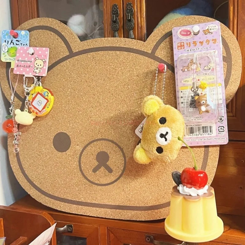 Rilakkuma Felt Board Cartoon Non-slip Bedroom Thickened Bear Wall Sticker Message Board Commemorative Photo Wall Gifts Custom