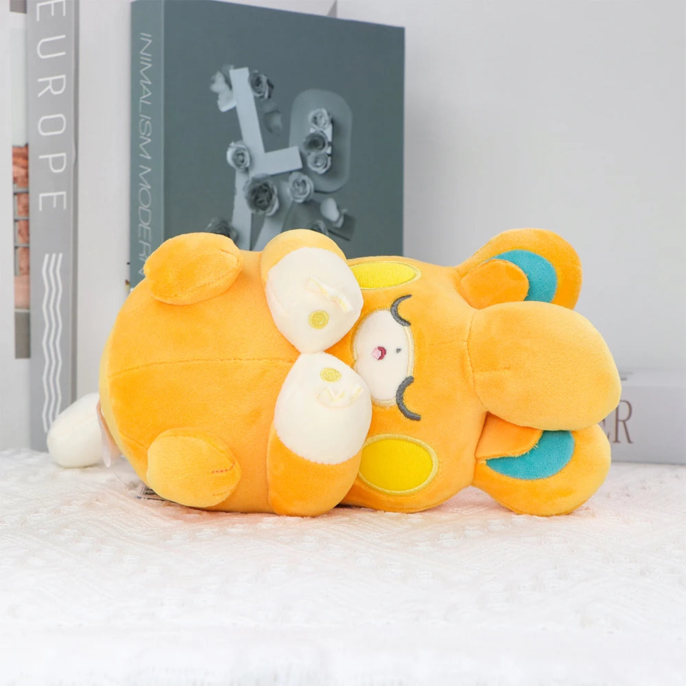Sleeping  Pokemon Plush Gengar Charizard Sylveon Sprigatito Pamo Fuecoco Stuffed Doll Peluche Toy Gift 18-27cm Length