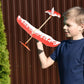 Rubber band airplane powered glider airplane set small ornaments flying games playing children, students and adults outdoor spor
