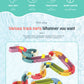 Baby Bath Toys Wall Bathtub Toy Assembling Slide Wind-Up Duck Slide Bathroom Shower Tracks Water Toys for Toddlers Kids Gifts