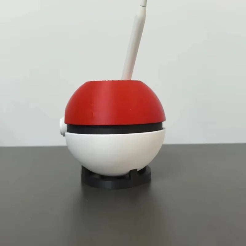 Poke Ball Creative Pen Holder Desktop Decoration Ornament Storage Box Trendy Doll Toy Gifts Collectible