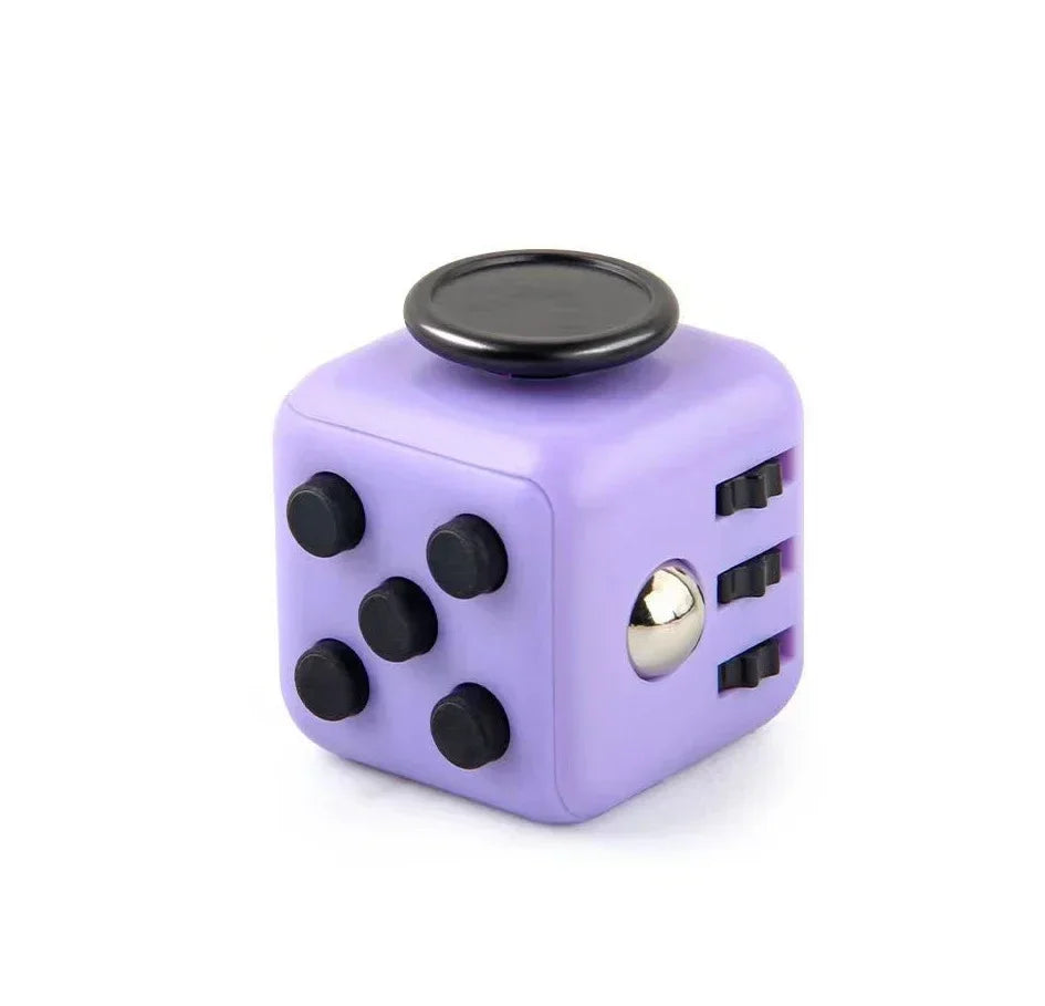 Fidget Stress Relief Dice Colorful Anti-Stress Fingertip Toys for Autism & Anxiety Relief