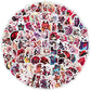 100pcs Cartoon Hazbin Hotel‌ Anime Stickers for DIY Scrapbooking Stationery Handbook Phone Water Cup Luggage Waterproof Sticker