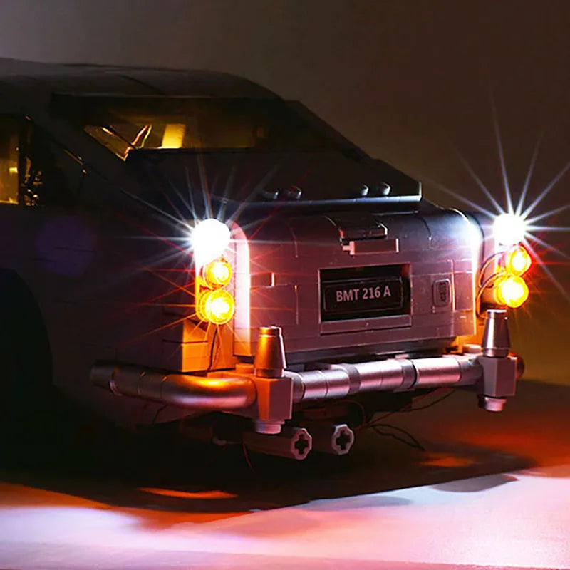 LED Light Set For 10262 Compatible 21046 Aston Martin (Only LED Light, NOT Include The Model Bricks)
