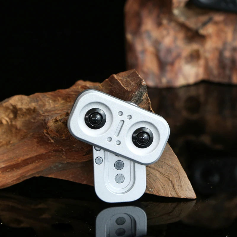 Owl Fidget Spinner Fidget Magnetic Push Slider Hand Spinner Metal EDC Fidget Toys Office Desk Toys For Adults Kids Gifts