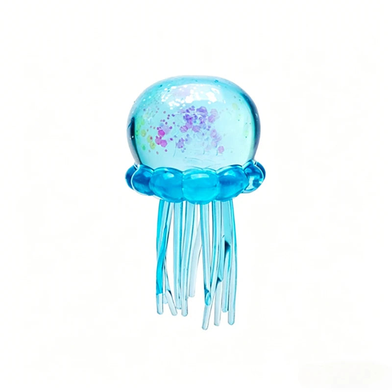Kawaii Jellyfish Maltose Squishy Toy Super Soft Colors Cute Jellyfish Modeling Stress Relief Relax Fun Toy for Friends Gifts