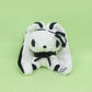 Kawaii Goth Pink Bunny Gloomys Bear eye mask Plush Toy keychain All Purpose Bunny Eyepatch Stuffed Animal Plushie backpack charm