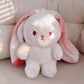 HOT Cute Strawberry Carrot Rabbit Plush Toy Stuffed Creative Into Fruit Transform Baby Cuddly Bunny Doll for Kid Birthday Gift