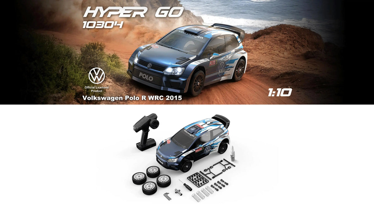 Mjx Hyper Go 1/10 Brushless 10304 Remote Control Car Simulation Model High-Speed Pulling RC Car Off-Road Vehicle Toy Gift