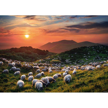 Sheep & Volcanoes 1000 Piece Jigsaw Puzzle Heye