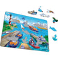 Ships in Harbor 35 Piece Tray Jigsaw Puzzle Larsen