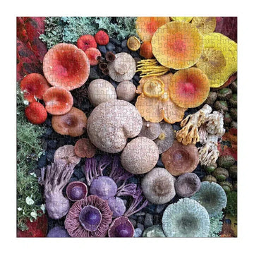 Shrooms in Blooms 500 Piece Jigsaw Puzzle Galison