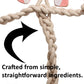 Natural Rope Knottie® Dog Toys, 3 Pack, XL (16mm rope diameter)