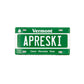 APRESKI - Vermont License Plate Magnet