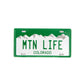 MTN LIFE - Colorado License Plate Magnet