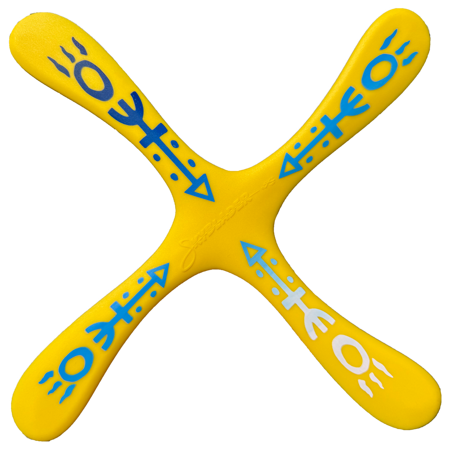SkyBlader Boomerangs - Blue - Great beginner boomerangs for ages above 10 ( see video )