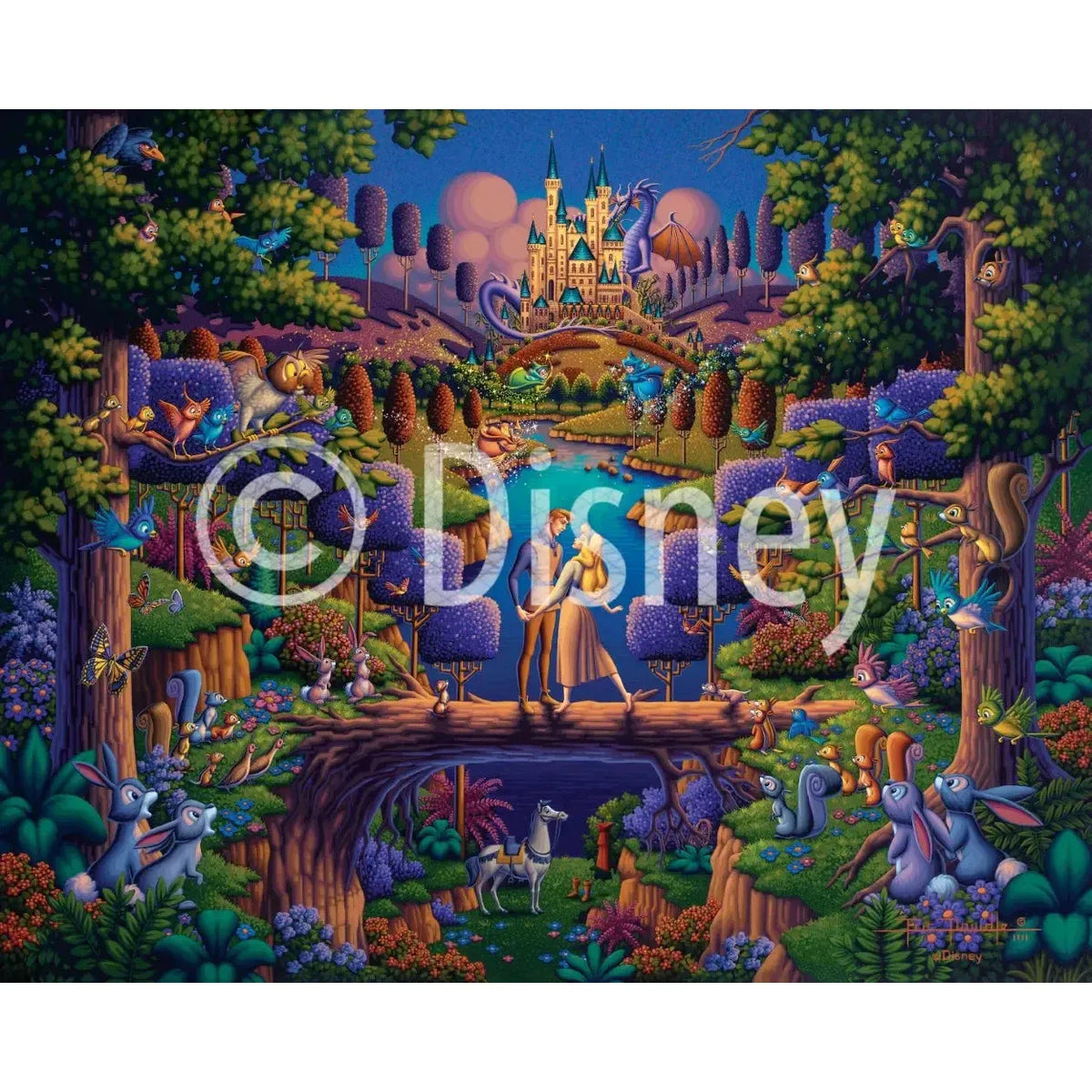 Sleeping Beauty The Power of Love 500 Piece Jigsaw Puzzle Disney x Dowdle