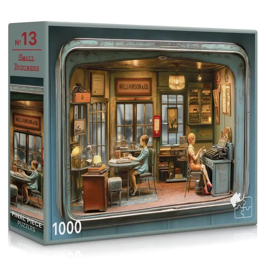 Small Business 1000 Piece Jigsaw Puzzle Final Piece