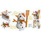 Snowman 3D Cardboard Model Kit Eugy